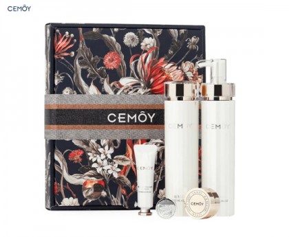 【包邮】Cemoy 澳诗茉 白金流明水乳套装礼盒（爽肤水 120ml+ 乳液 120ml+洁面 15ml+眼霜 2ml+面霜 10ml）